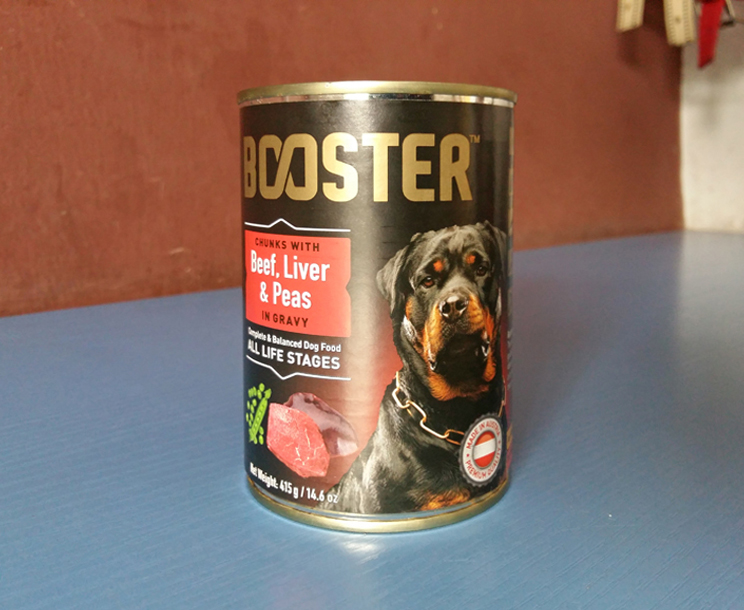 Dog food - Booster with beef liver and peas for sale