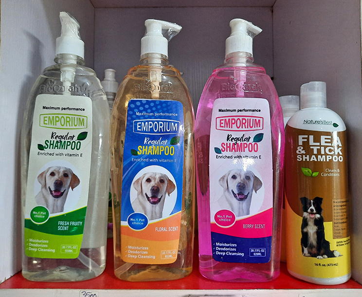 Dog shampoo for sale