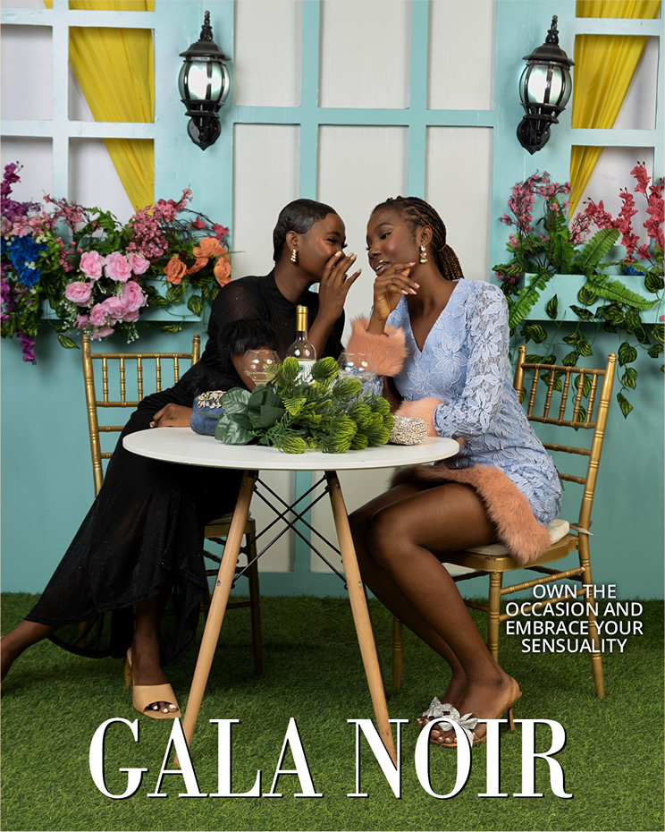 Gala Noir Magazine cover design