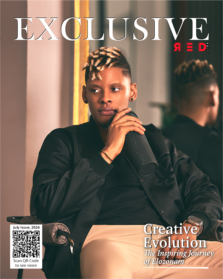 Exclusive cover design featuring Elozonam, Nigerian actor and musician