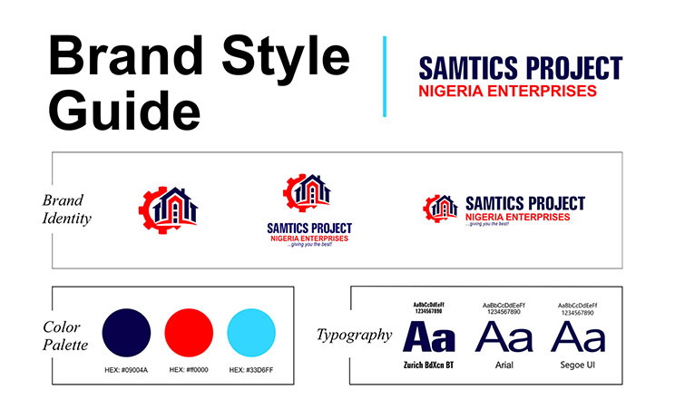 samtics project brand style guide