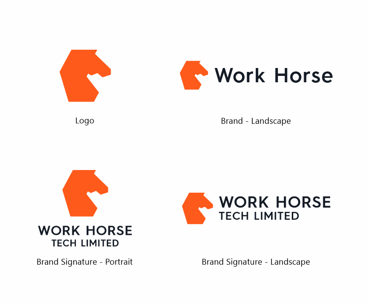 Work Horse Tech new brand identity design